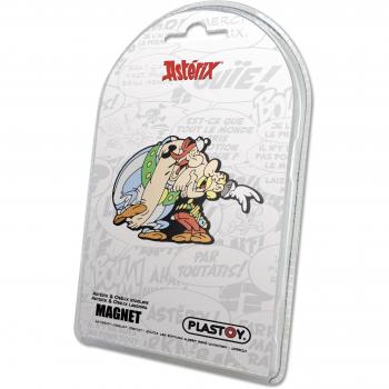 Imán Decorativo de Goma Asterix y Obelix Riendo (2023)