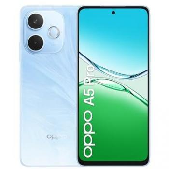 Smartphone Oppo A5 Pro 6,67 4G LTE Azul Pluma, 256GB, RAM 8GB, Cámara AI 50MP, Batería 5800mAh