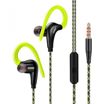 Auriculares Deportivos con Gancho para la Oreja Supergraves Estéreo Resistentes al Sudor para Huawei Galaxy S6 y Smartphones Sleep ZT