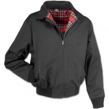 Brandit Lord Canterbury Rockabilly Bomber Jacket - Black - S to 5XL for Men