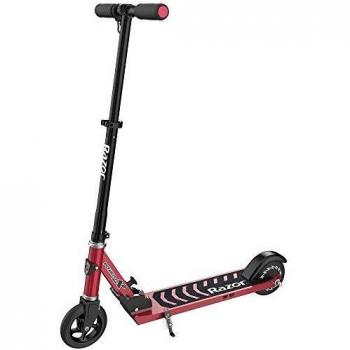 Scooter Eléctrico Plegable Razor Power A2 - Rojo y Negro - 16 km/h - Para Niños hasta 65 kg
