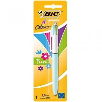 BIC 4 colores Fun Bolígrafo Retráctil punta media