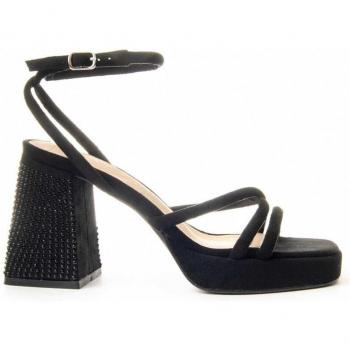 Sandalias de Tacón para Mujer Montevita Festsand Negro 88512
