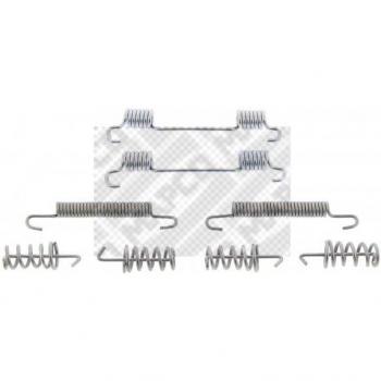 Kit de reparación de frenos MAPCO 9105, ajuste automático, incluye zapatas de freno y accesorios