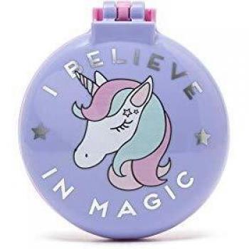 Legami - Cepillo Con Espejo, Tema, I Believe In Magic, Se Abre Y Cierra Con Un Click, Cómodo Y Práctico