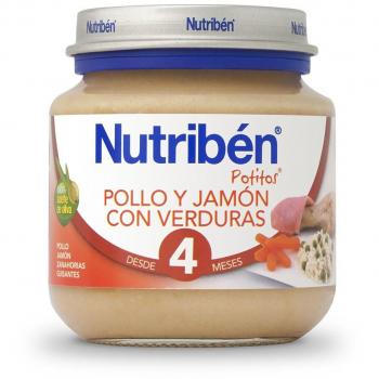 NUTRIBÉN POLLO Y JAMÓN CON VERDURITAS 120 G