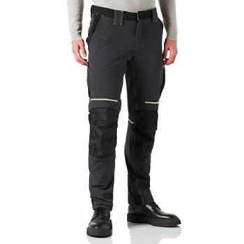 Pantalón de trabajo U-Power Atom U-4 stretch - Antracite/Verde, talla S