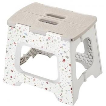 Taburete Plegable Compacto VIGAR® de 27 cm - Resistente, Duradero y Antideslizante - Ideal para Espacios Pequeños - Soporta Hasta 150 Kg