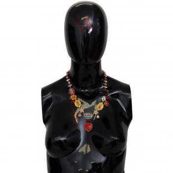 Dolce & Gabbana Love Star Boom Crystals Chain Necklace