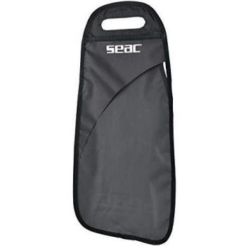 SEAC Bolsa para Equipo de Snorkel, Ideal para Llevar máscara y Tubo, 24x51 cm, Unisex-Adult, Negro, 24x51cm