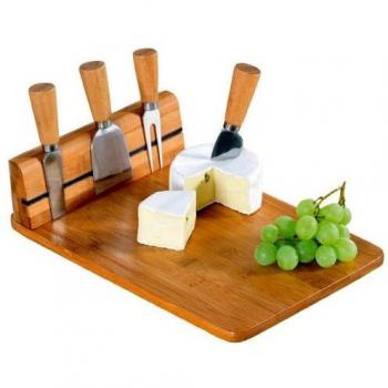 Conjunto de Utensilios para Queso en Bambú, Kesper (5 Piezas)