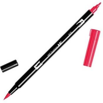 Tombow - Rotulador de punta doble, color rojo