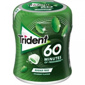 Chicles Trident 60 minutos Hierbabuena