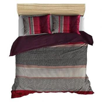 Wellhome Juego de Cama 240x220 Set de Funda Nórdica Rosa Fucsia - Suavidad Garantizada, incluye funda nórdica de 240x220cm y 2 fundas de almohada de 50