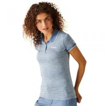 Regatta Women's Quick-Dry Wicking Active Polo Shirt - Remex II, Coronet Blue, Size 14