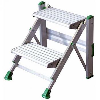 Taburete de Aluminio Plio 4 Escalas - Altura Máxima 2.96m - Pasos Antideslizantes y Estabilidad Mejorada