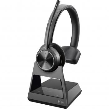 Auriculares Inalámbricos Mono DECT Poly Savi 7310 Office con Base de Carga, Alcance de 180 m, Frecuencia de 20-20000 Hz, Color Negro