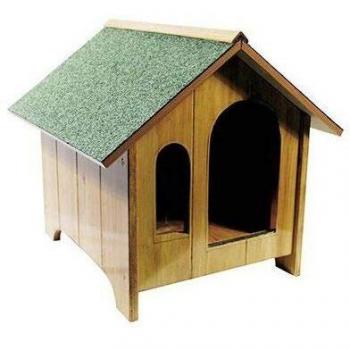 Caseta De Perro Madera PequeÑA 44X36X39Cm.