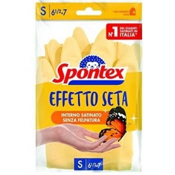 Guantes Spontex Sensitive Sedosos Talla S Sin Forro 2 Unidades