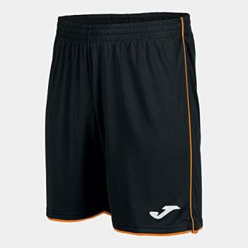 Short de fútbol para hombre Joma Liga negro y naranja