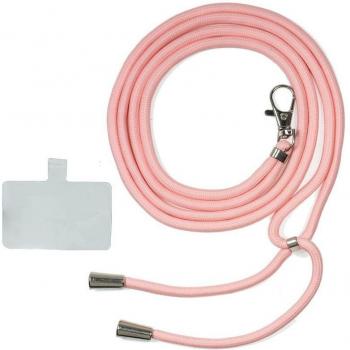 Cordón Colgante Universal con Tarjeta para Smartphone COOL, Color Rosa