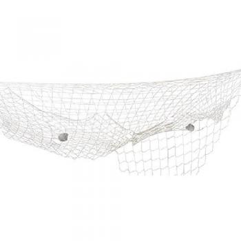 Boland 44351 - Red de pesca decorativa, 300 x 300 cm, color beige