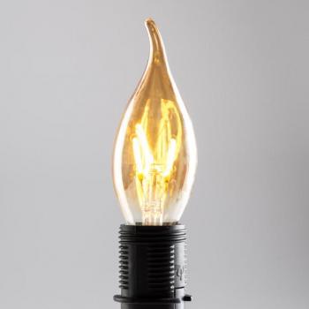 Bombilla LED E14 4W 380Lm 2000ºK Filamento 40.000H [WR-C35T-4W-R]
