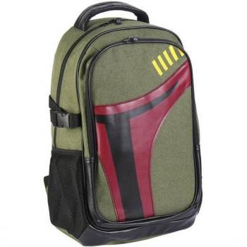 Mochila Casual Técnica Star Wars Boba Fett Cerdá 31x47x24cm Verde Grande