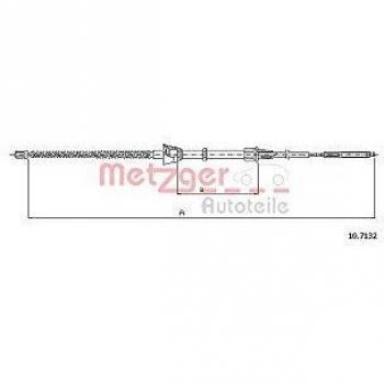 Cable de freno de mano METZGER 10.7132 para freno de estacionamiento trasero izquierdo y derecho