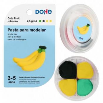 Dohe Colección Cute Fruit Pasta para Modelar Plátano