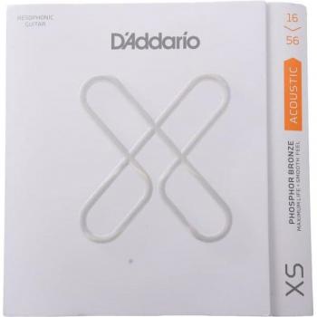D'Addario XS Acoustic Phosphor Bronze Resophonic Guitar Strings 16-56