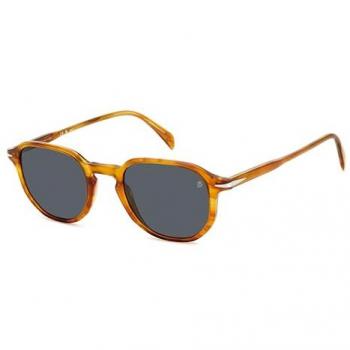 David Beckham Hexagonal Brown Sunglasses DB 1140/S 50MM