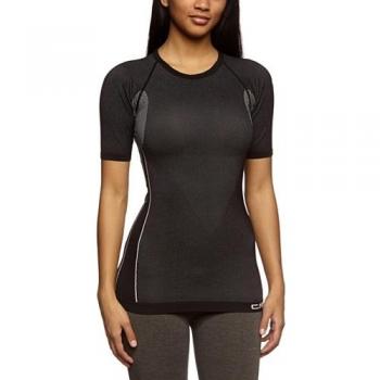 CMP - Camiseta funcional para mujer negro negro Talla:38/40