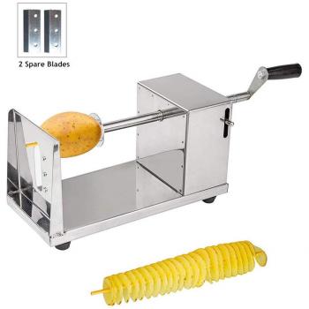 Uten Cortador de patatas en espiral de acero inoxidable