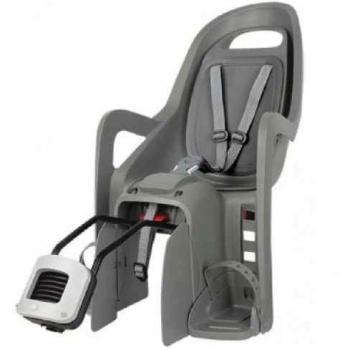 Silla Portabebés Trasera Polisport Groovy RS+ Reclinable Color Gris