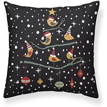 Funda de cojín Navidad Laponia 26, 50x50 cm, 100% algodón, multicolor