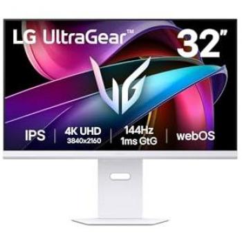 Monitor Gaming LG UltraGear 32 (81cm) 4K UHD IPS 3840x2160, 144Hz, 1ms, FreeSync Premium Pro, Ajustable