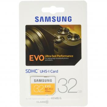 Samsung Evo MB-SP32D/EU - Tarjeta de memoria SDHC de 32 GB