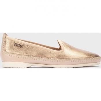 Mocasines de piel AGUILAS W6T en color oro para mujer