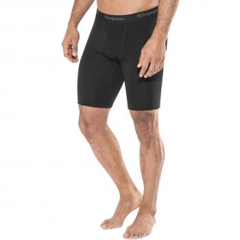 Boxer Largo de Merino LITE para Hombre - Negro Woolpower
