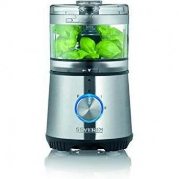 Severin KM 3865 Multi Picadora Compacta, 400 W, 500 ml, Plástico, Negro y Plata