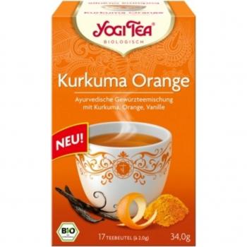 Yogi Tea Cúrcuma Naranja Bio, 17 bolsas