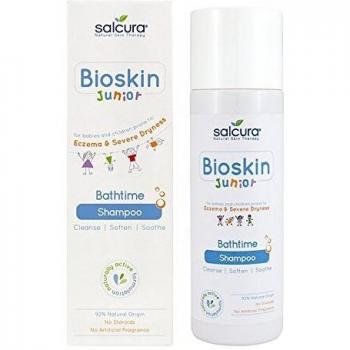 Champú Salcura Bioskin Junior 200ml para Niños con Piel Sensible, Bajo Espuma