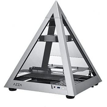Caja PC Mini ITX Azza Pyramid 806 - Aluminio, Cristal Templado, RGB ARGB