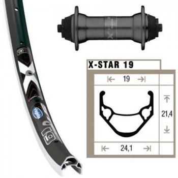 Bike-Parts 28´´ Vorderrad Rigida X-Star 19 + Shimano Acera T3000