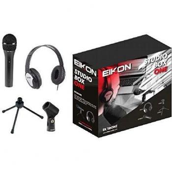 Eikon EKSBONE Micrófono Dinámico USB + Auricular + Soporte Sobremesa