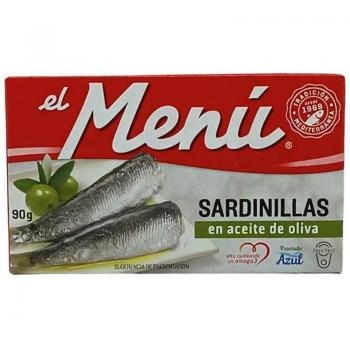 SARDINILLAS EL MENU A.OLIVA 90 GRS