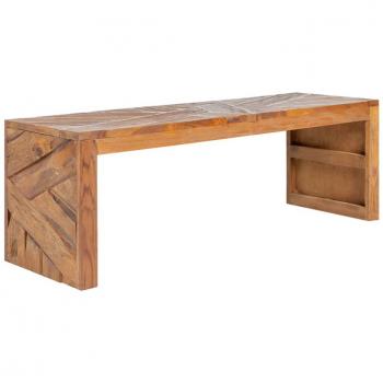 vidaXL TV Stand 110x60x38 cm Solid Teak Wood