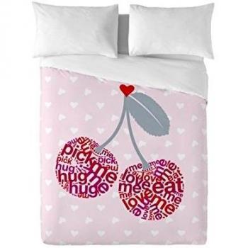 Wild About Words  Juego De Funda Nórdica Cherries Rosa/Fucsia Cama 180