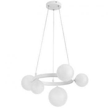 Lámpara de Techo Colgante Lozolla 5xG9 Blanca 52x52cm